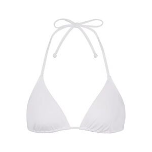 Skims NWT recycled swim triangle top - white marble 2X